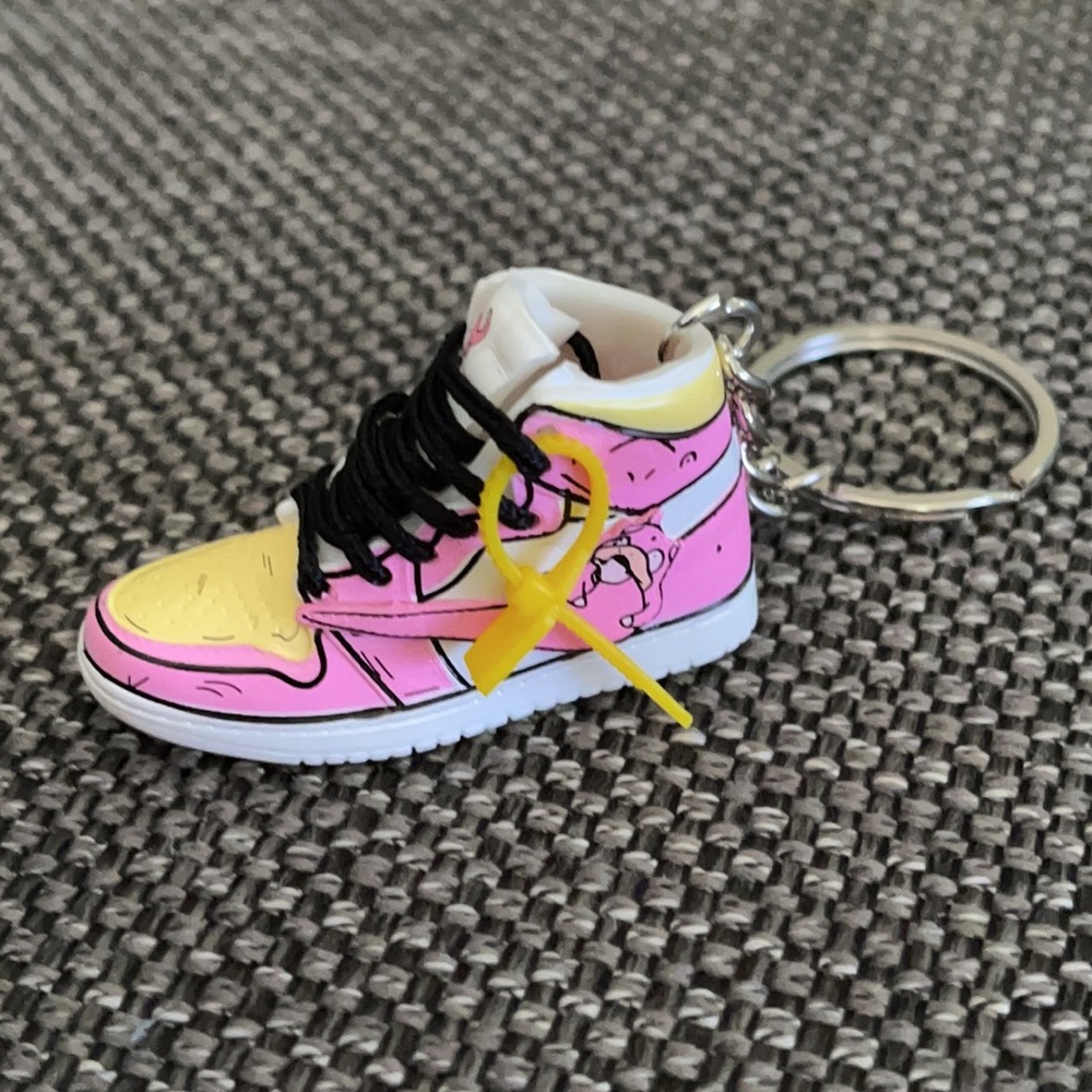 Air Jordan 1 Custom “Majin Buu” Keychain